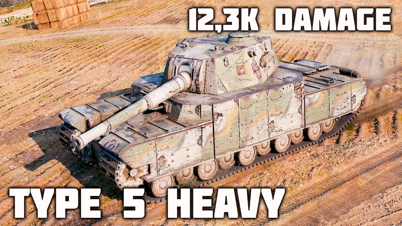 Type 5 Heavy WoT – 7Kills, 12,3K Damage, Kolobanov