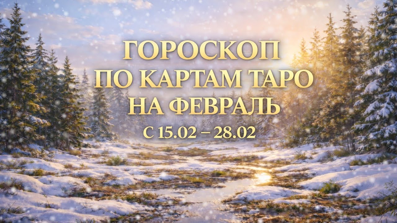 ГОРОСКОП ПО КАРТАМ ТАРО НА ФЕВРАЛЬ  С 15.02-28.02