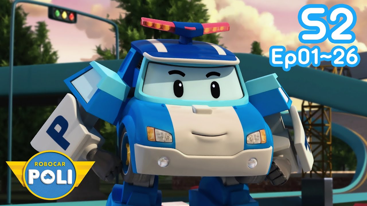Robocar POLI Temporada 2 Episodio Completo│Ep.1~Ep.26│Animacion para Niños│Robocar POLI TV español