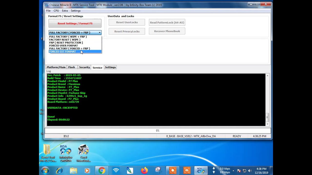 Maximus P7 Plus FRP reset remove pattern or password lock.