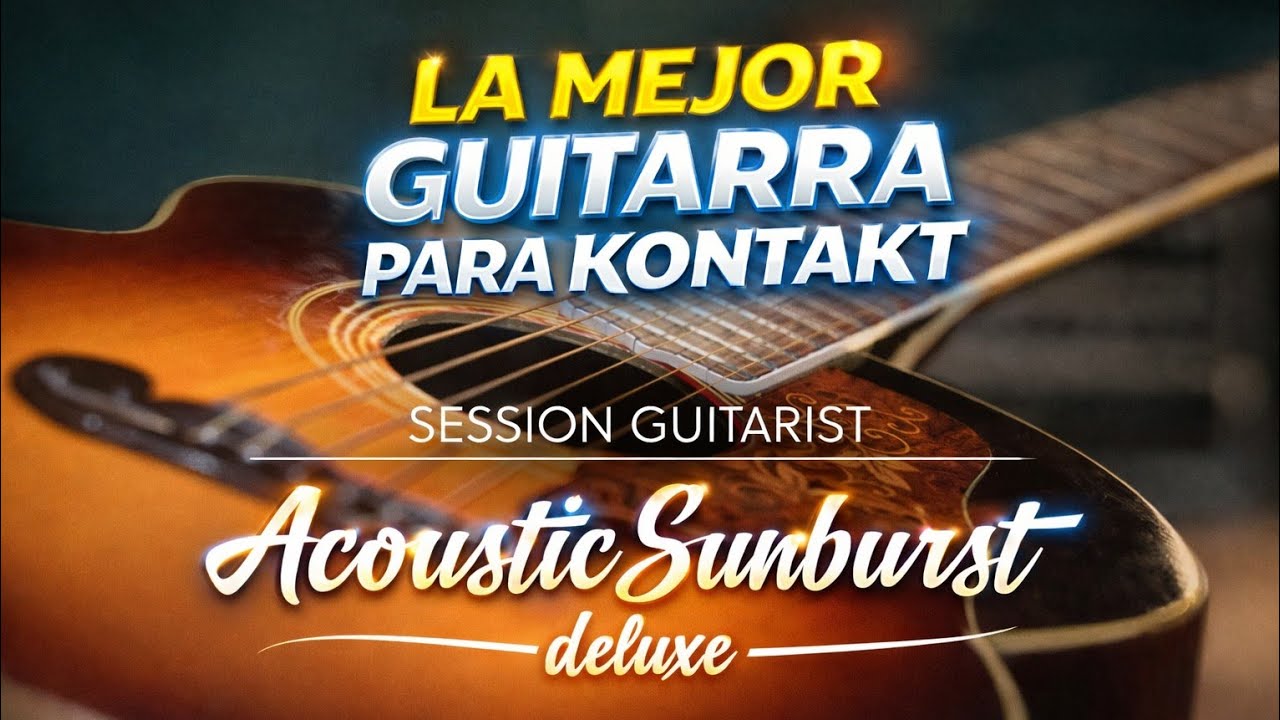 Session Guitarist  Acoustic Sunburst para Kontakt 🔥😮