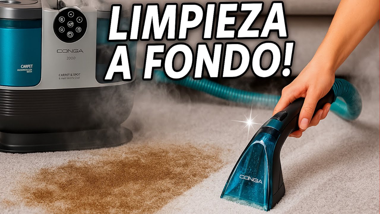 ¿Vale la pena la Conga 7000 Carpet? PRUEBA Limpieza profunda REAL