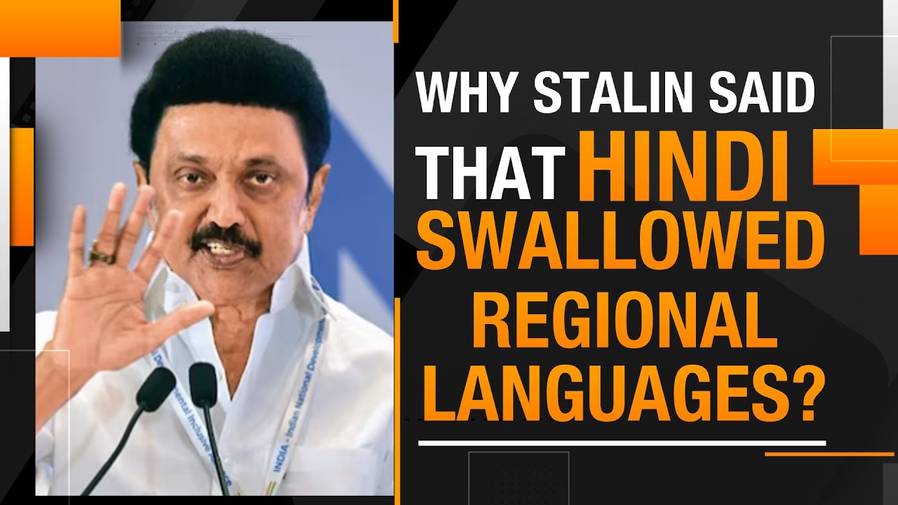 Tamil Nadu CM Stalin Claims Hindi Has Swallowed 25 Regional Languages