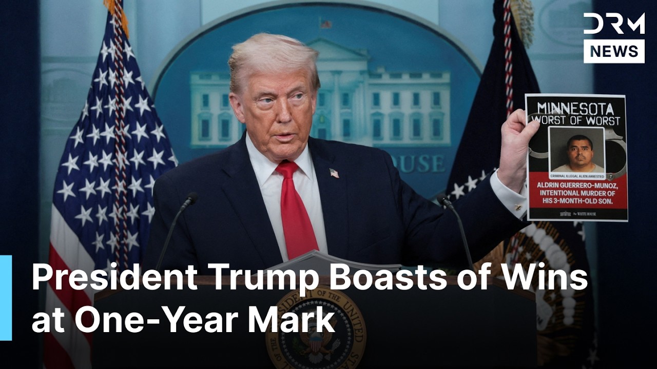 Trump Marks One Year in Office, Claims “Unmatched Achievements” on Economy and Border | AC1G