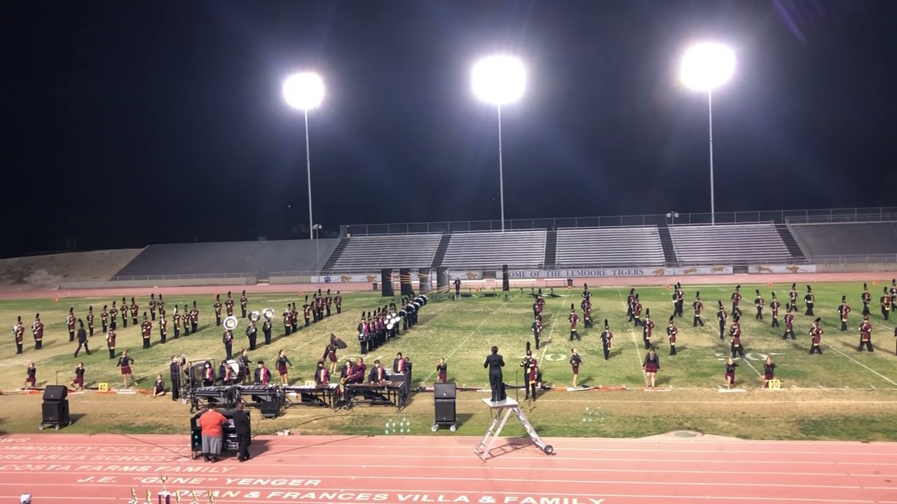 Tulare Union High School Marching Band and Color Guard - Lemoore Tiger Classic 2021