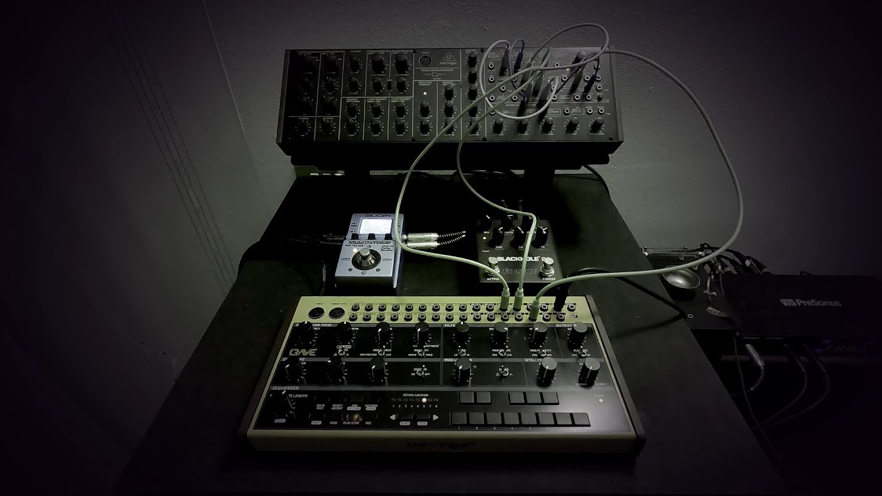Midnight dance - Synthesizers performance with Behringer K-2 and Crave ( Dark ambient music )