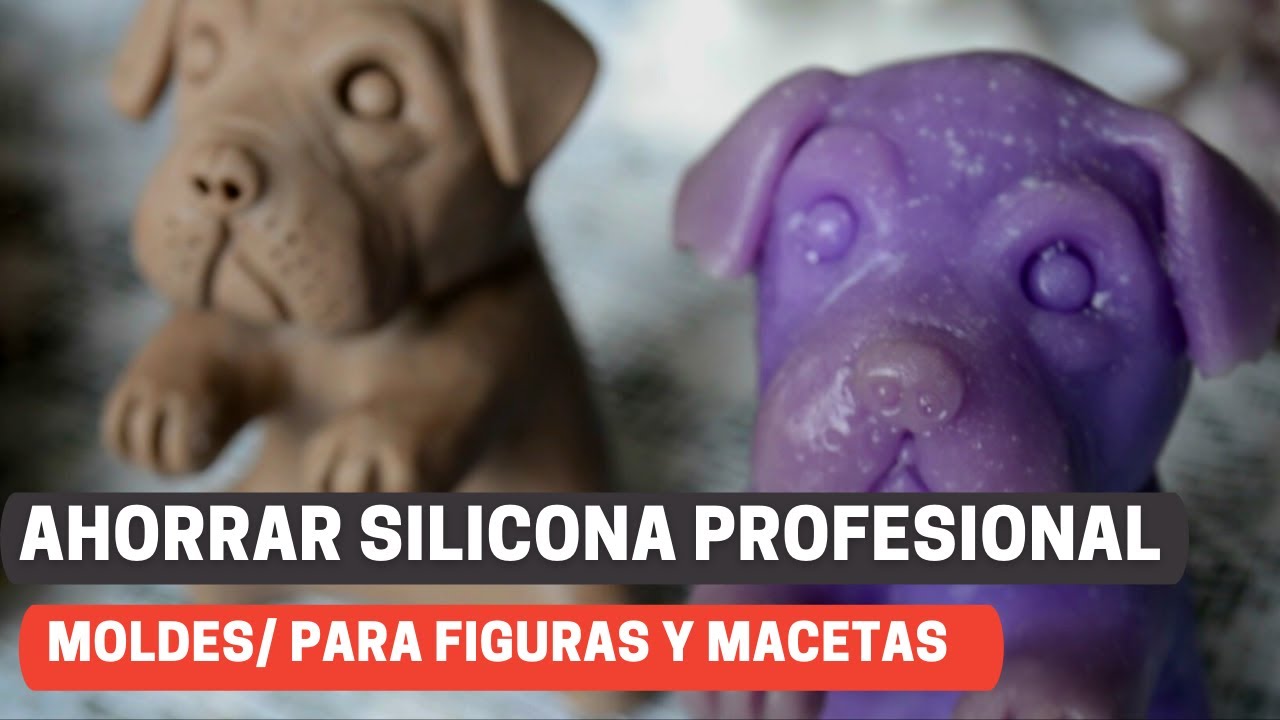 ¿Cómo AHORRAR Silicona PROFESIONAL en Moldes ? / Figuras y Macetas.