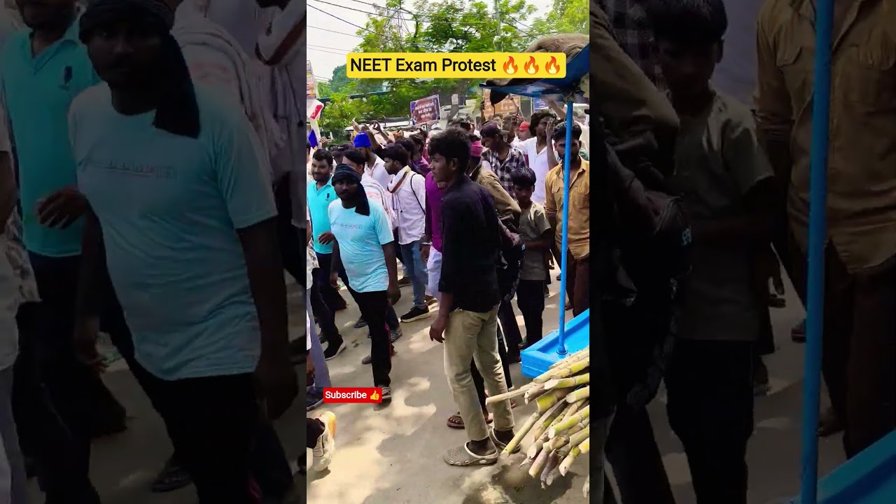 NEET Exam Protest 🔥🔥🔥 #jantermanter #neet #resignamitshah #resignmodi #ghazipur#andolan #neetprotest