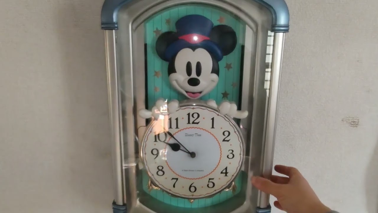 「2026年🐴」メリーゴーランドに乗っているディズニーキャラクターのからくり時計を紹介してみた