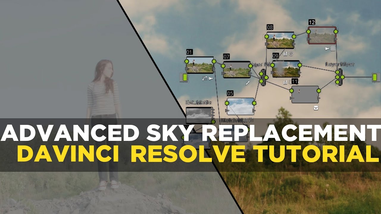 Advanced Sky Replacement - DaVinci Resolve 14 Studio Tutorial