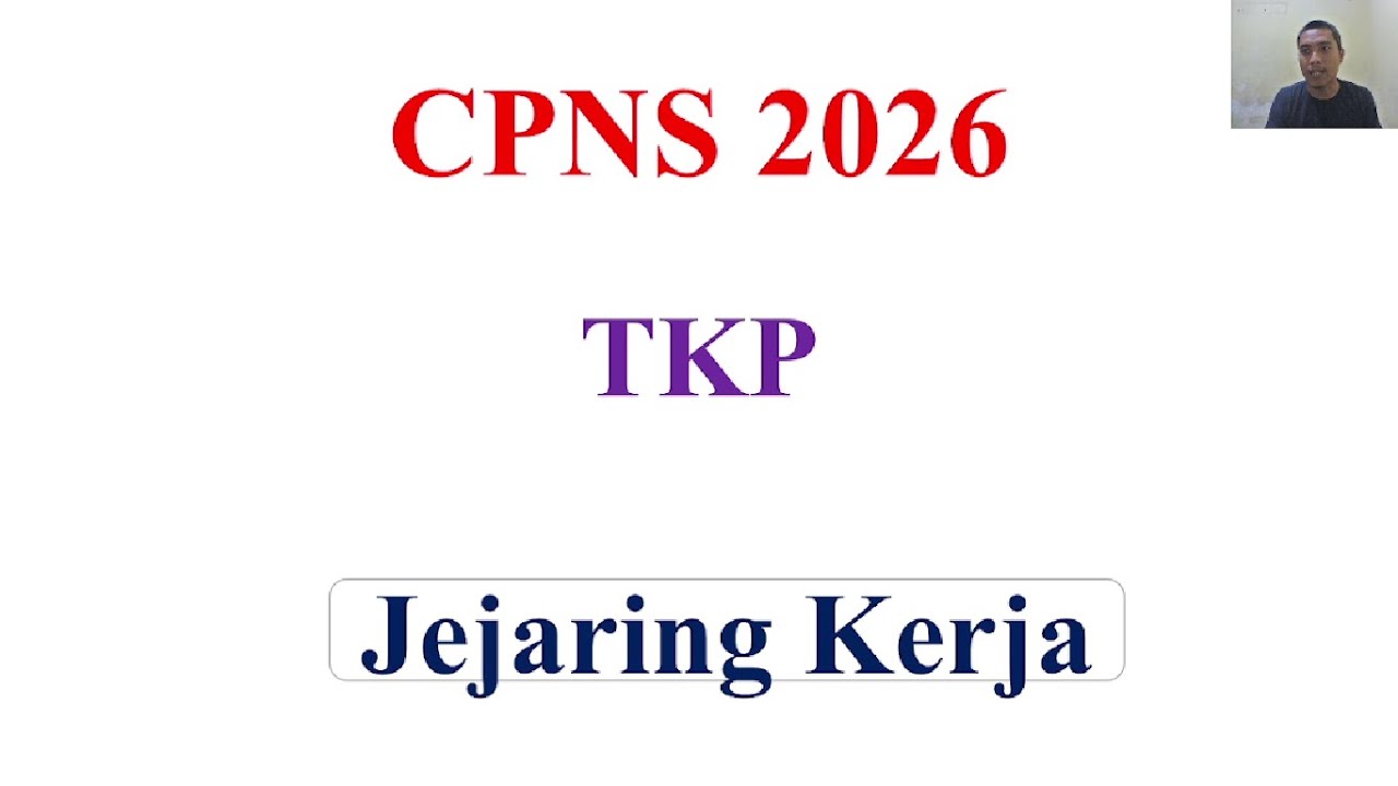 Persiapan CPNS 2026 - TKP - Jejaring Kerja