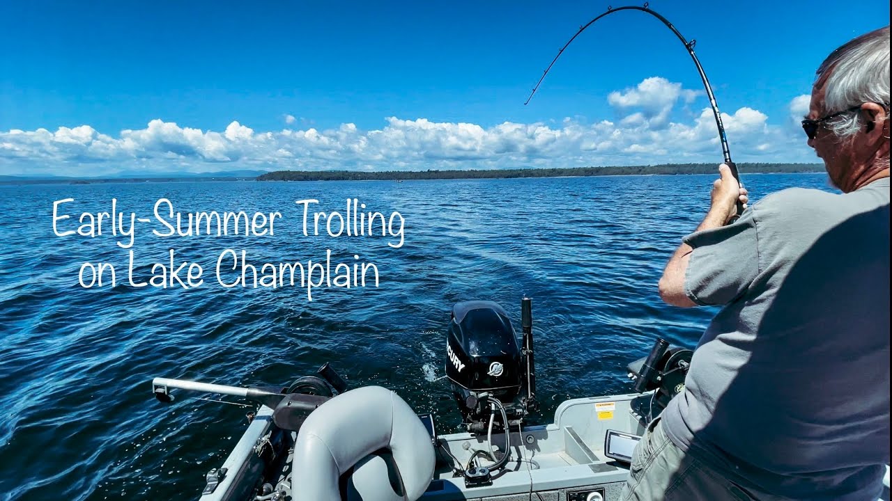 Trolling for Lake Trout on Lake Champlain with Downriggers ~
