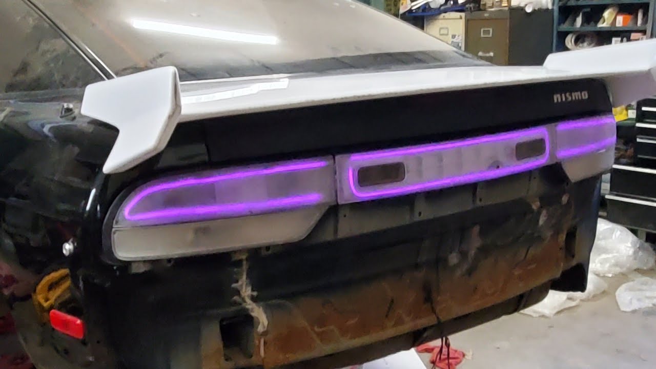 DIY 240SX S13 DRL tail lights.