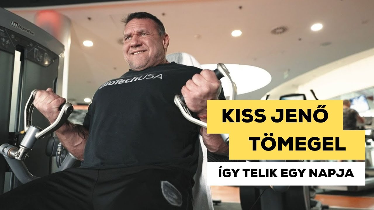 Kiss Jenő TÖMEGEL 💪 Így telik egy napja | BioTechUSA