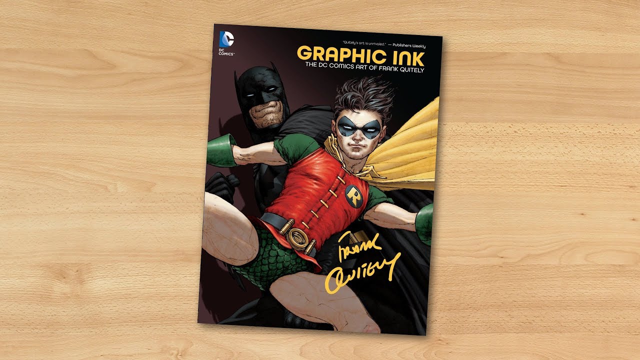 Graphic Ink: The DC Comics Art of Frank Quitely (book flip)