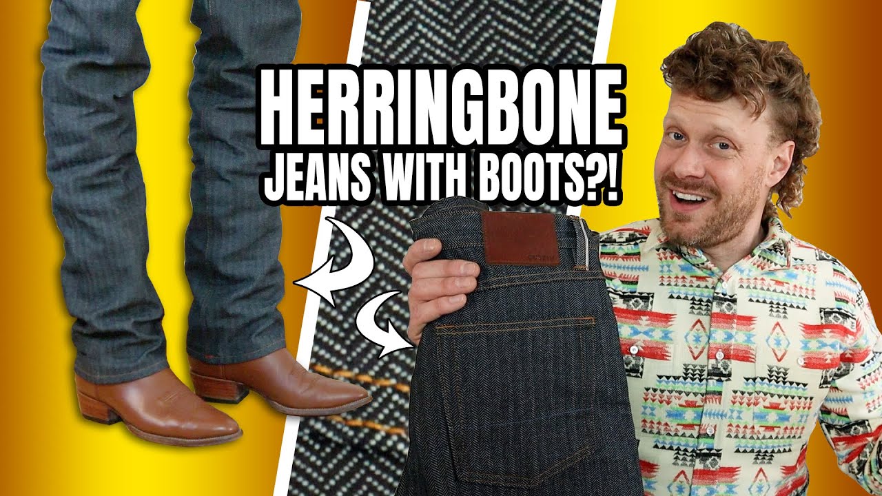 Can Gustin’s 562 Herringbone Selvedge Denim Jeans Handle Cowboy Boots?