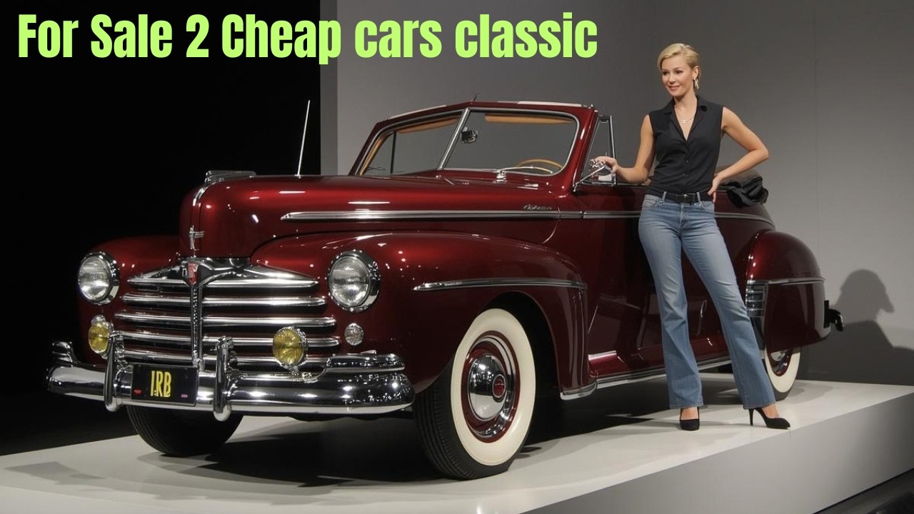 2 Cheap classic cars you might find on online  marketplace