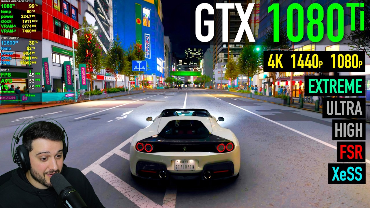 Легендарная GTX 1080 Ti в Forza Horizon 6!