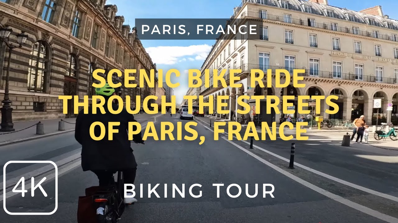 Scenic Bike Ride to the Champs-Elysees in Paris, France 2024