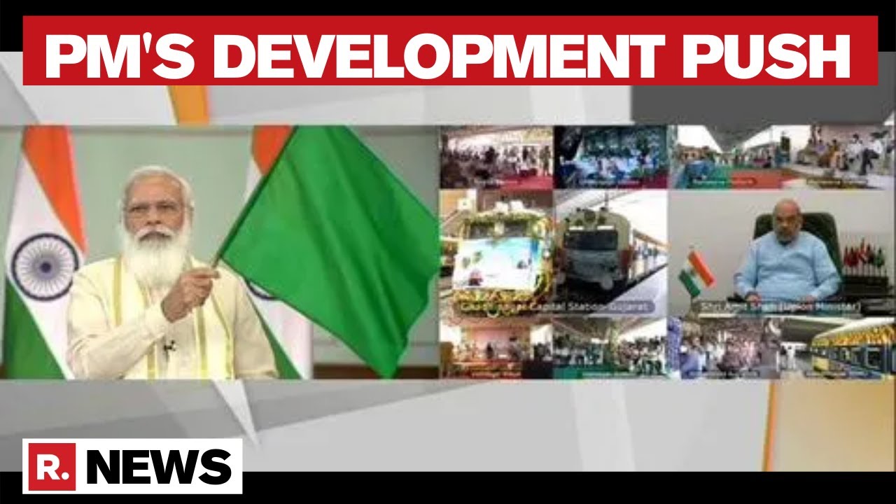 PM Modi Inaugurates 5-Star Gandhinagar Railway Station, New Zones In Gujarat Science City