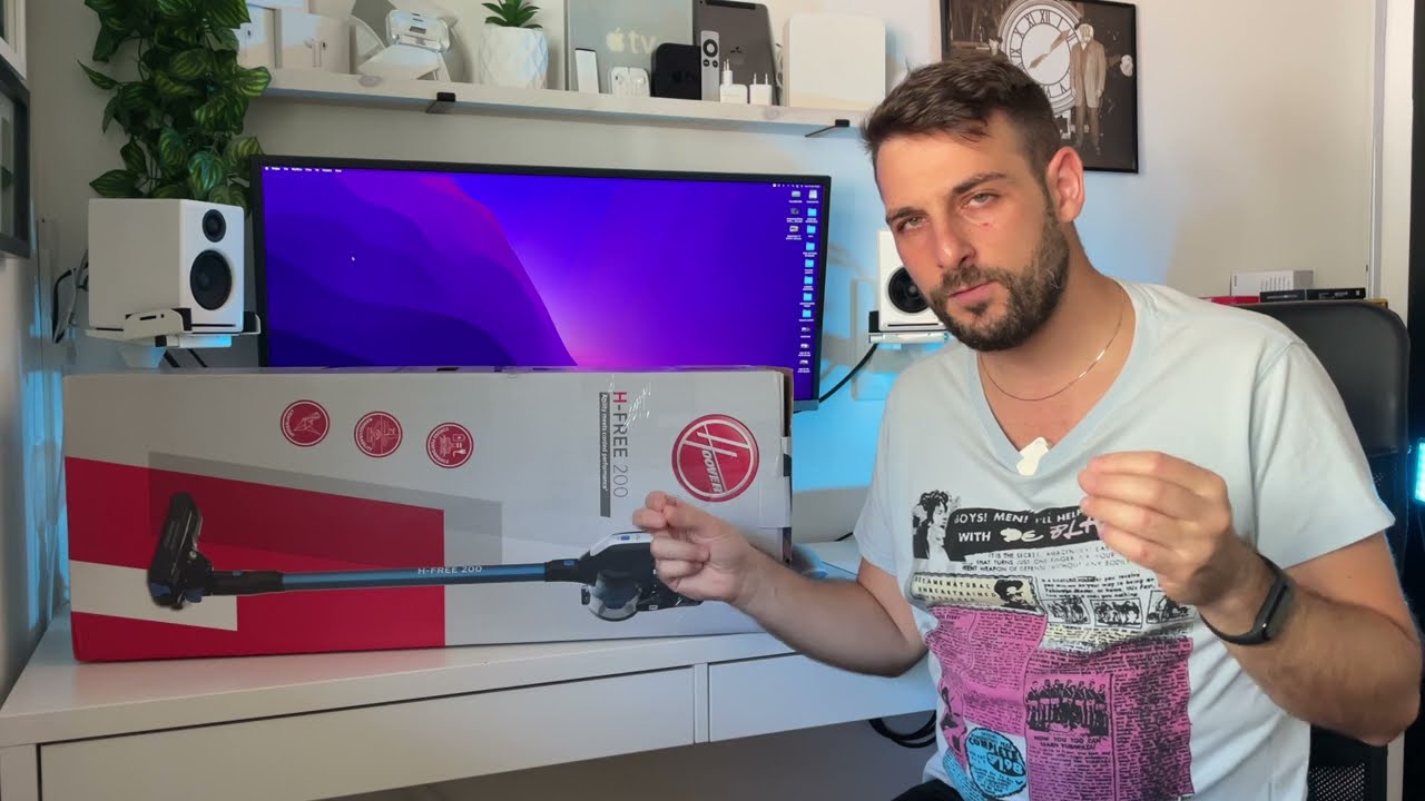Hoover H-Free 200 HF222UPT Scopa Elettrica Unboxing