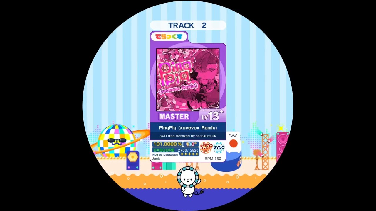 PinqPiq (xovevox Remix)  MASTER AP【maimaiでらっくす外部出力】
