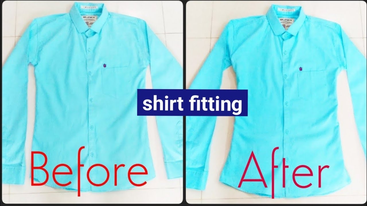 How to alter a shirt to slim fit