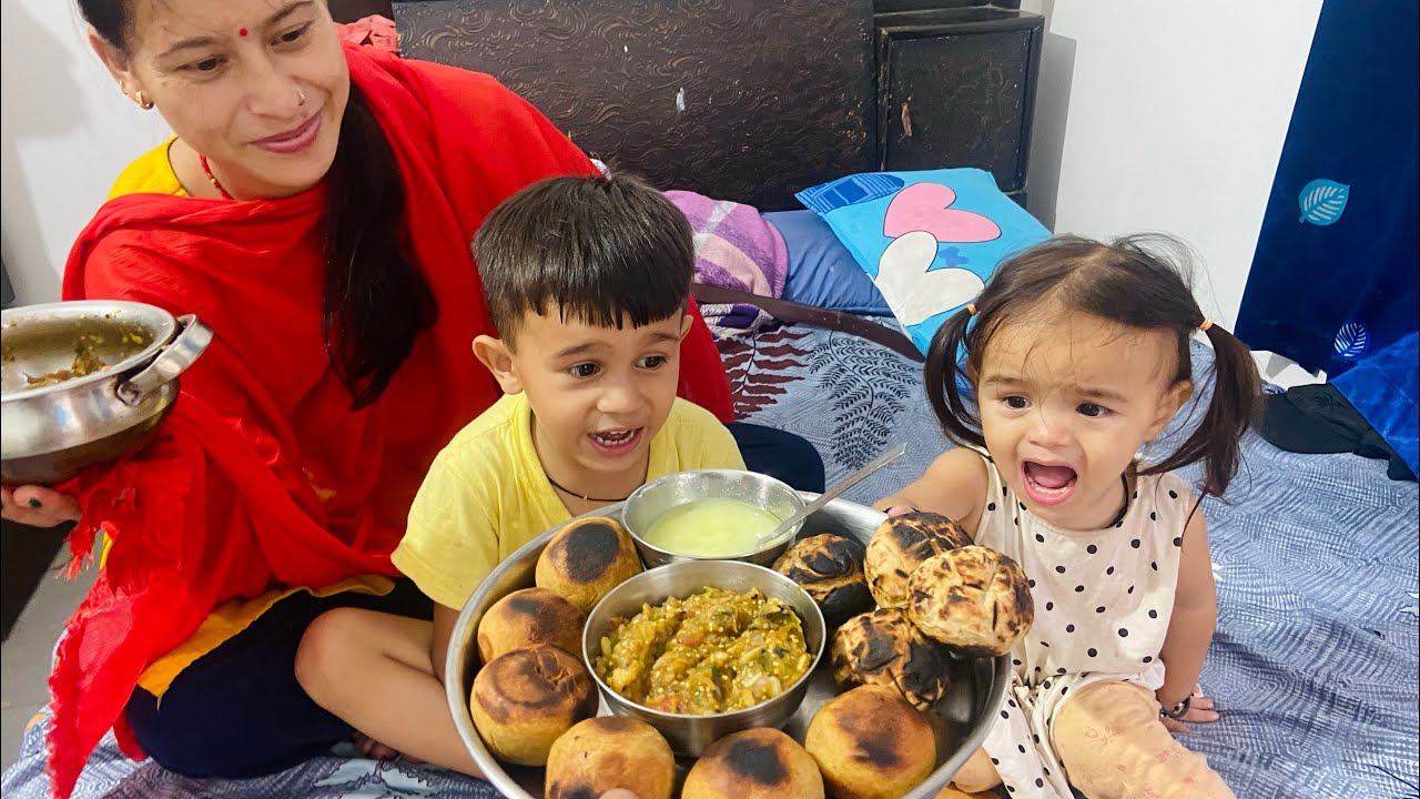 Litti chokha First Time Banaya 😍 But Gadbad Ho Gai 😢