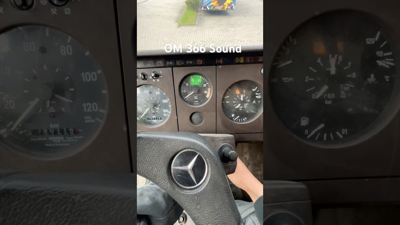 OM366 Sound Mercedes LK 814 #mercedes #benz #lk