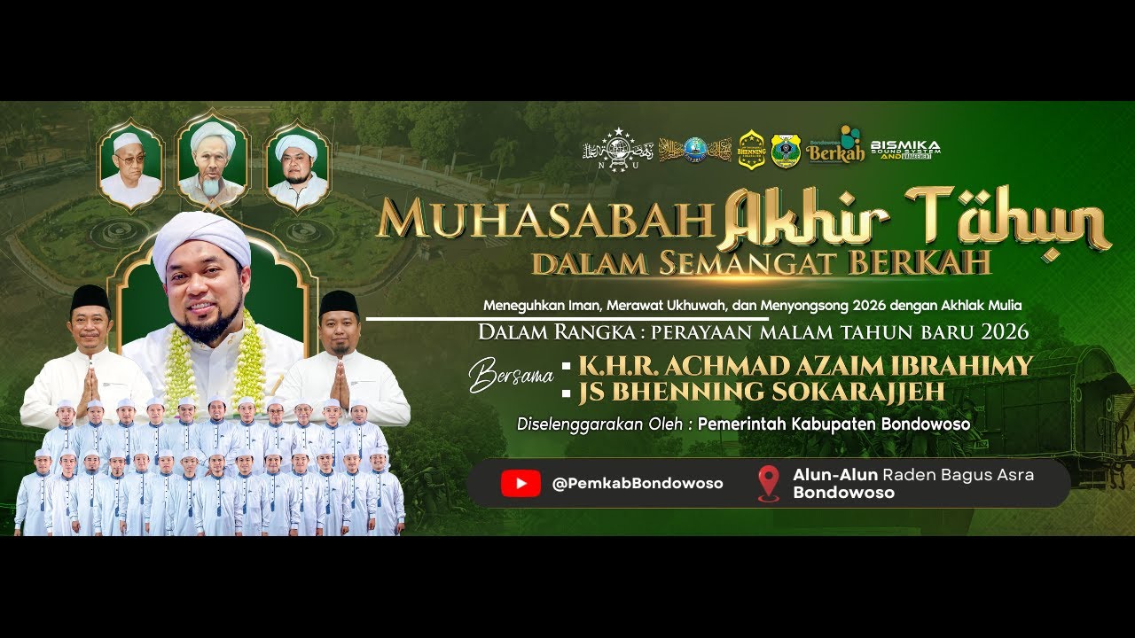 🔴 LIVE - MUHASABAH AKHIR TAHUN DALAM SEMANGAT BERKAH, MALAM TAHUN BARU 2026