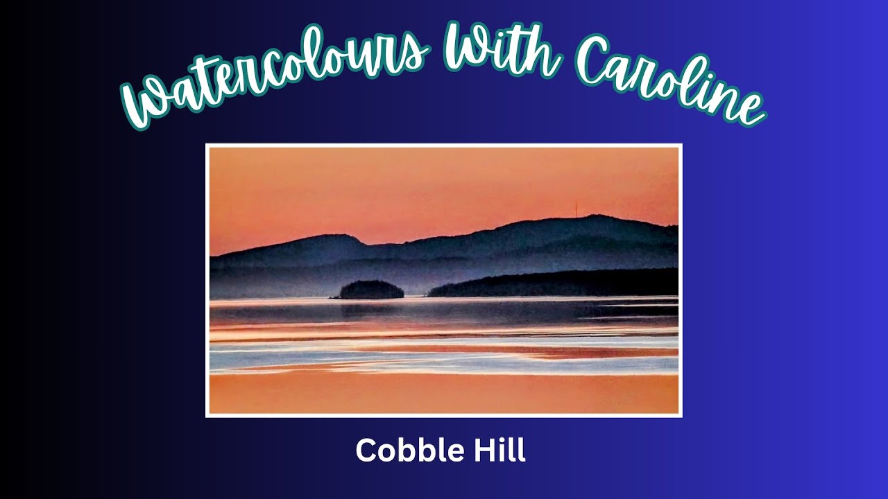 Cobble Hill Sunset in Watercolour