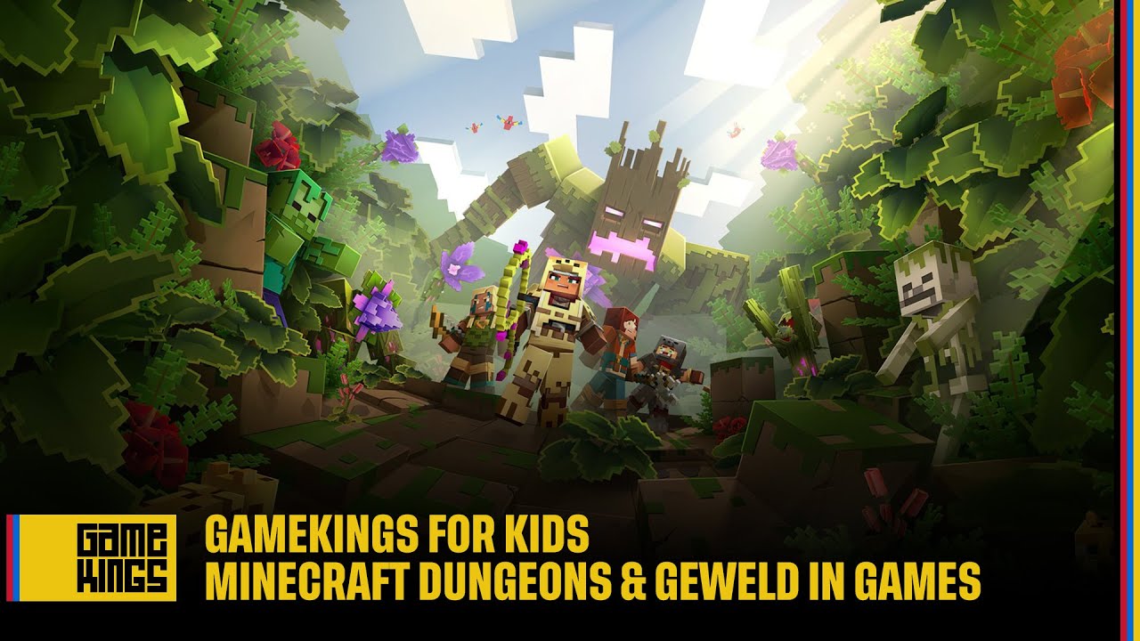 Gamekings for Kids over Minecraft Dungeons & geweld in games