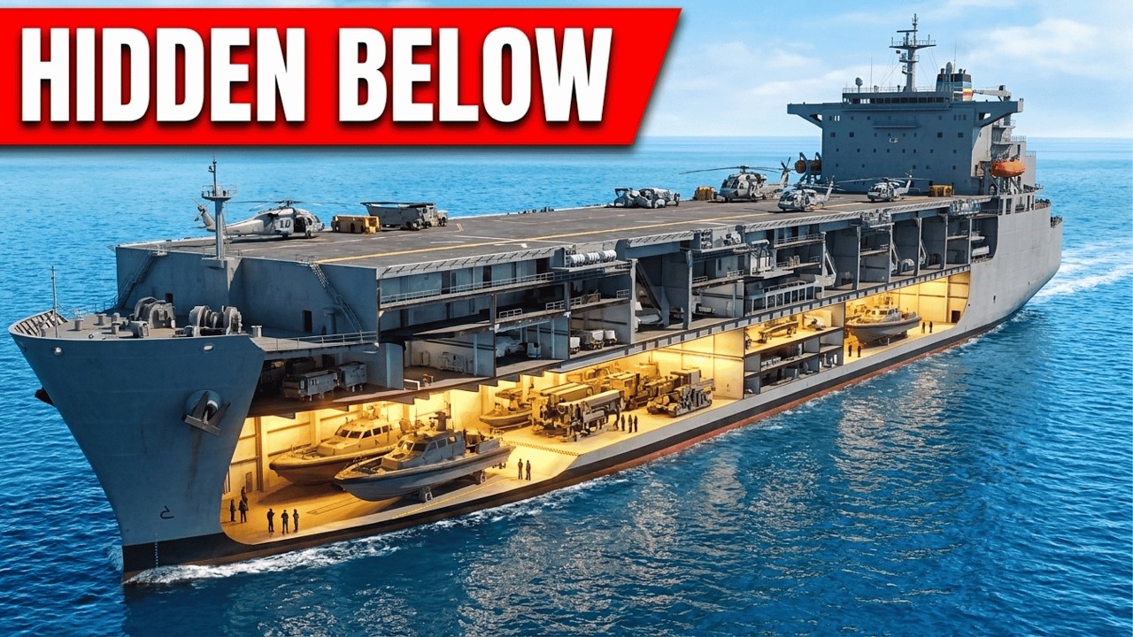 INSIDE the Hidden Places of Expeditionary Sea Bases &mdash; What's Down There Will SHOCK You!