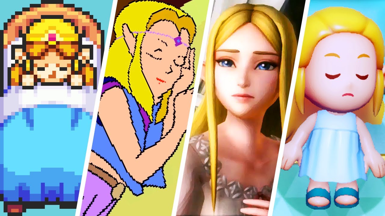 Evolution of Zelda Sleeping (1987-2024)
