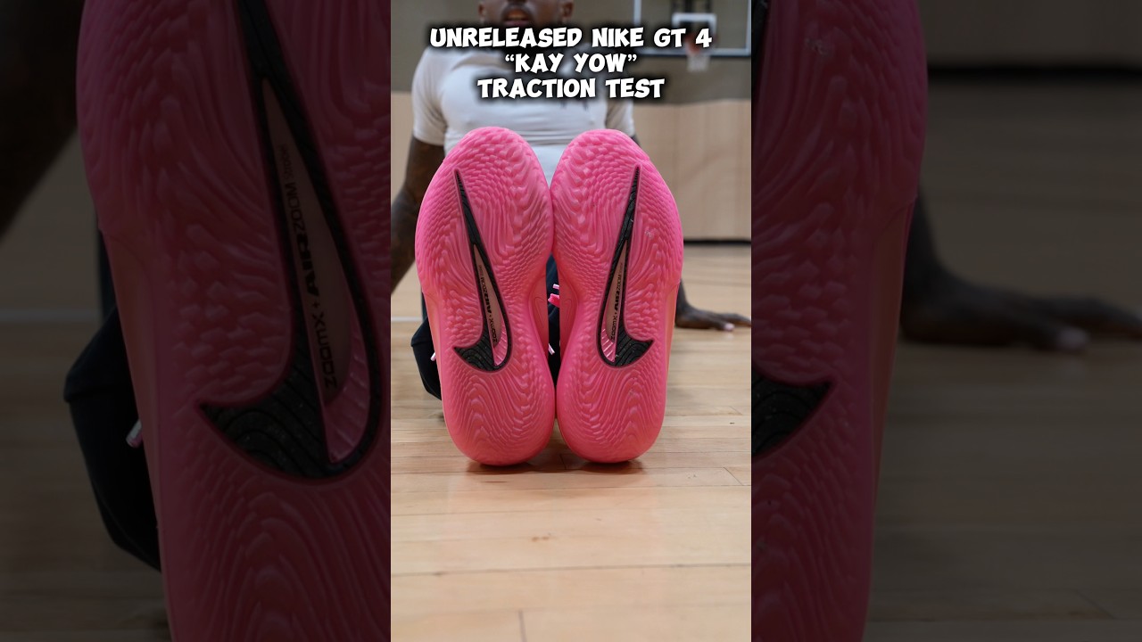 Unreleased Nike GT Cut 4 &ldquo;Kay Yow&rdquo; Traction Test