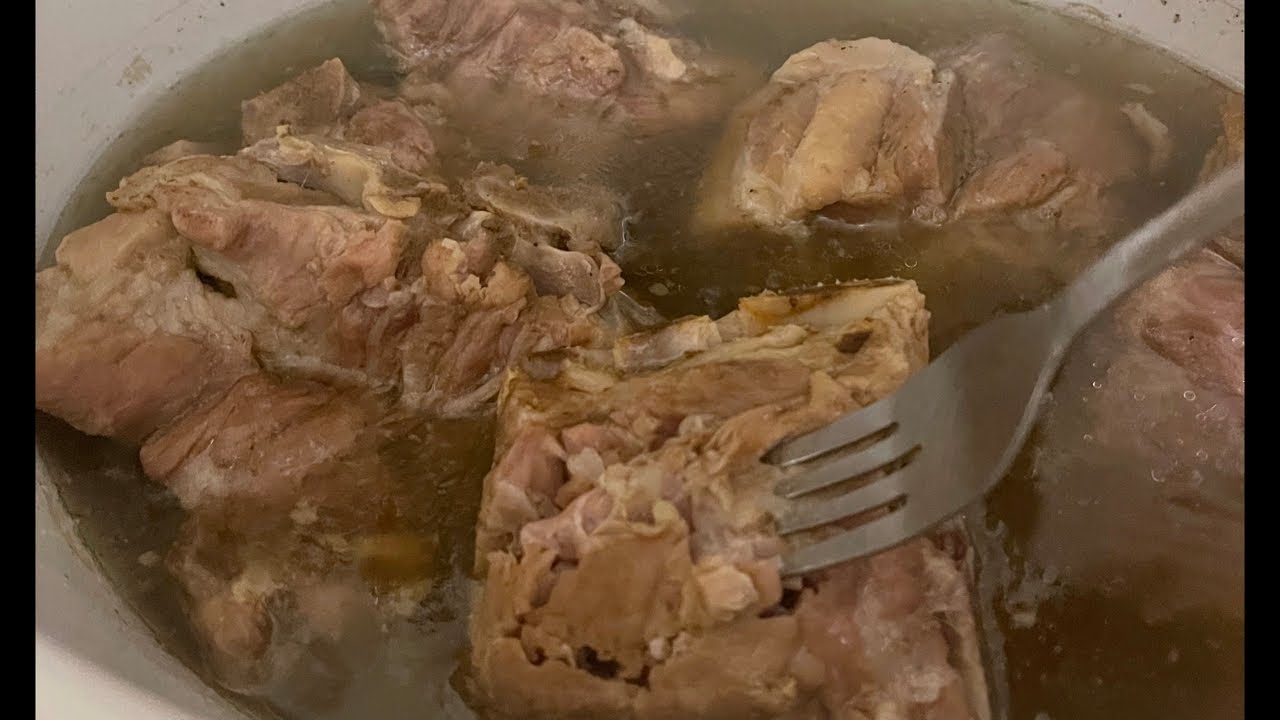 Pork Bones with noodles