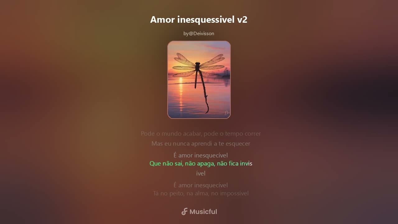 Amor inesquessivel