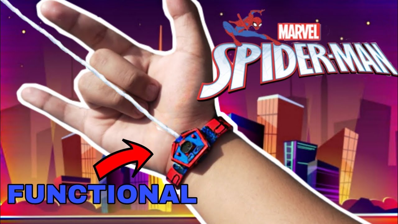 How To Make MARVEL'S Spider-Man Web shooter (WITH TEMPLATE)