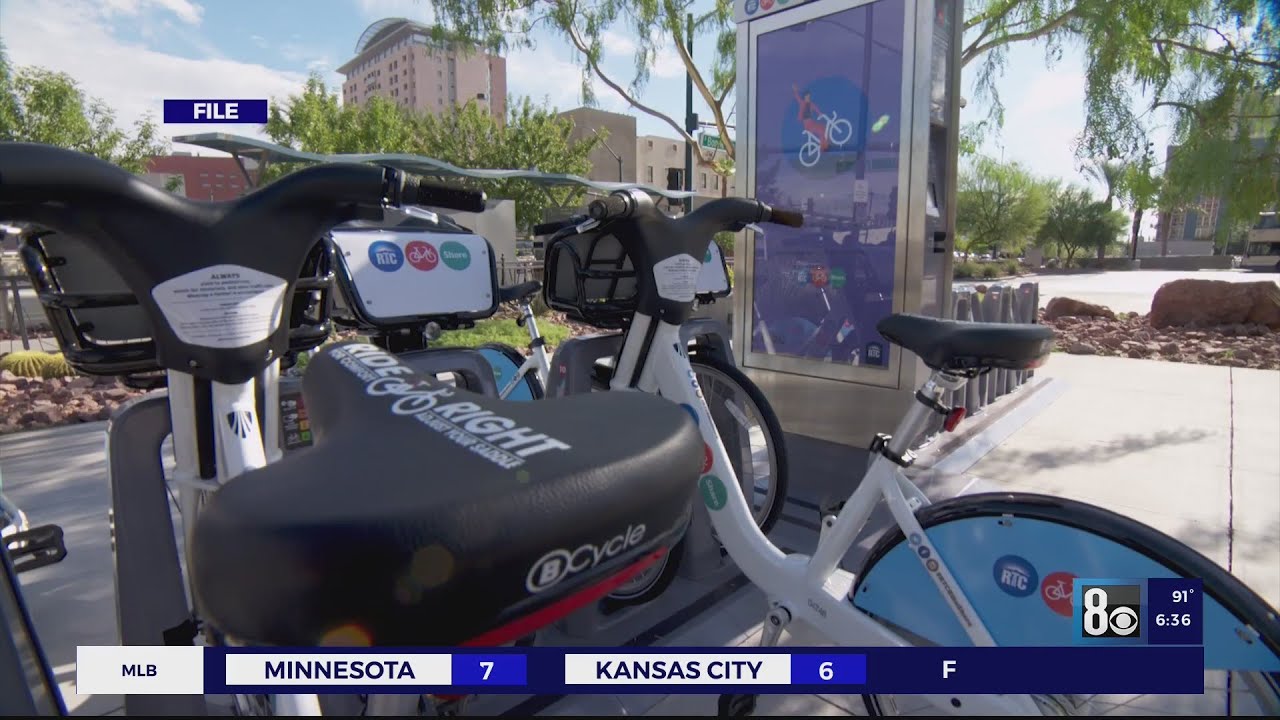 New bike-share station near downtown Las Vegas