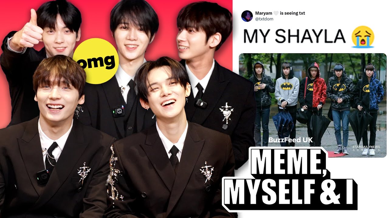 TXT React To TXT Memes (투모로우바이투게더) | Meme, Myself & I