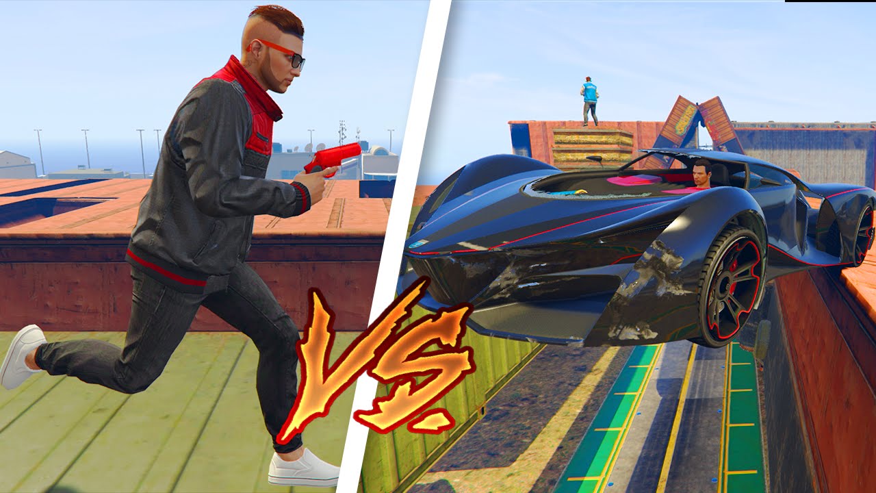 GTA V Online: PARKOUR Vs. X80 INSANO!!