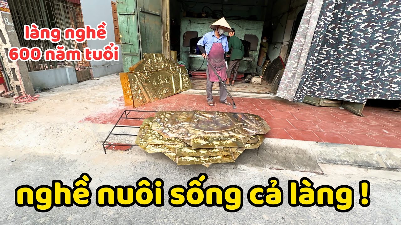 Nghề Chạm Bạc tại Đồng Xâm Thái Bình | Nghề nuôi sống cả làng | 600 năm tuổi