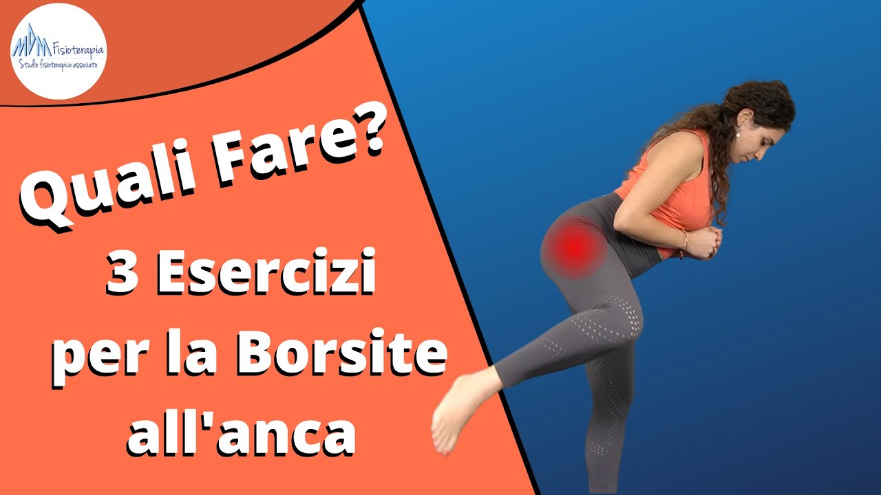 3 Esercizi Borsite Anca | Guarire dal dolore laterale all'anca