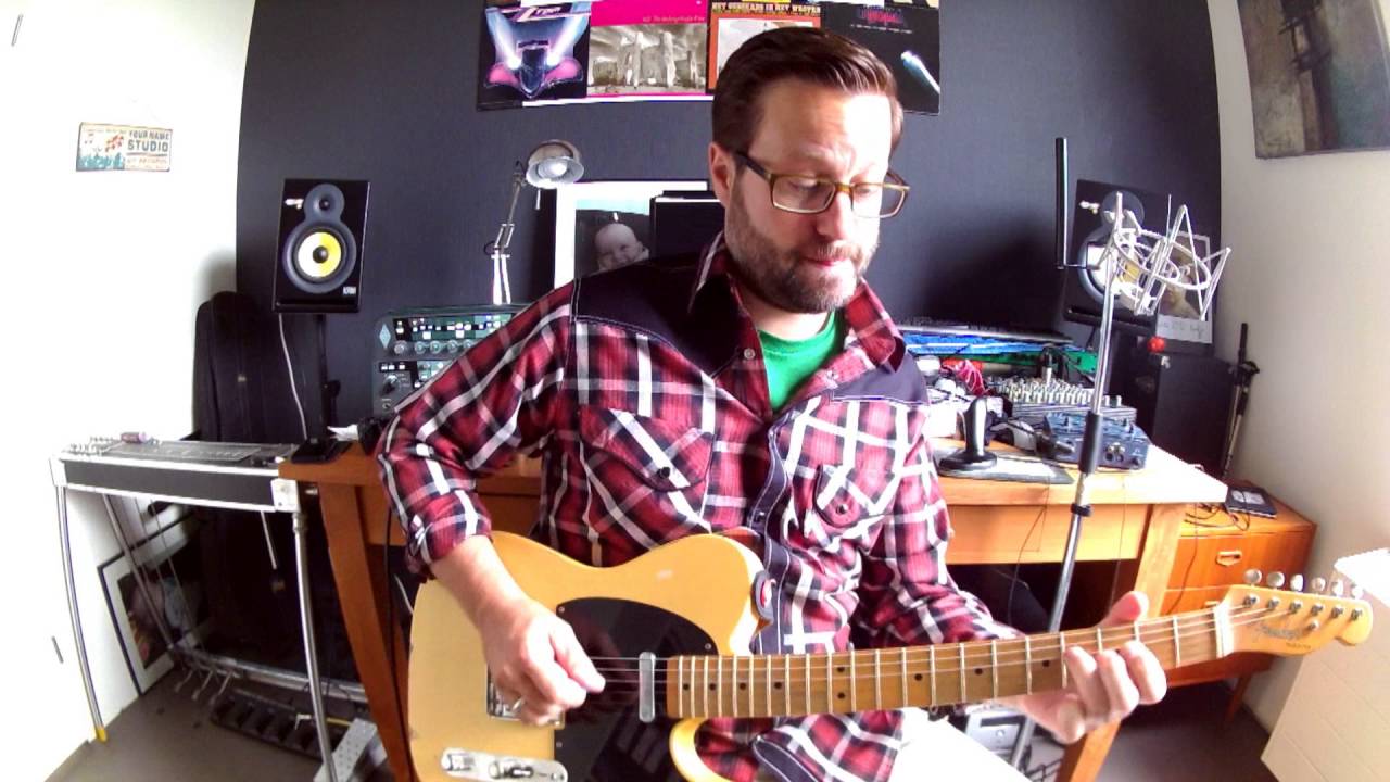 Twangcheck #10: Fast country blues in G guitar solo (Bart Dietvorst)