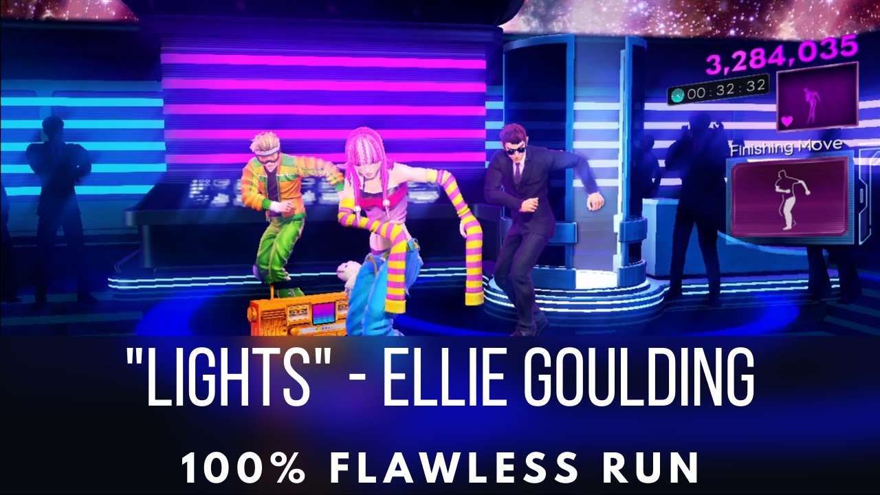Dance Central 3 - Lights - Ellie Goulding - Flawless Run