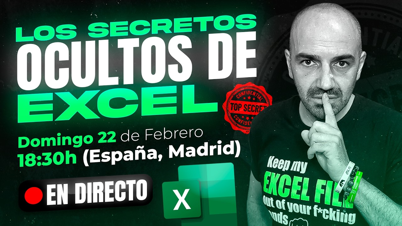 🔴 Los Secretos OCULTOS de Excel - LIVE