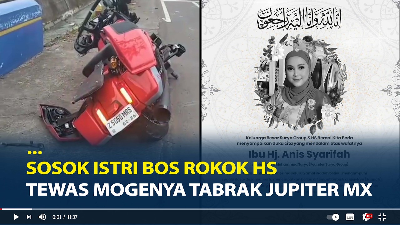 Sosok Anis Syarifah, Istri Bos Rokok HS Tewas Kecelakaan Moge Vs Jupiter MX di Kulon Progo