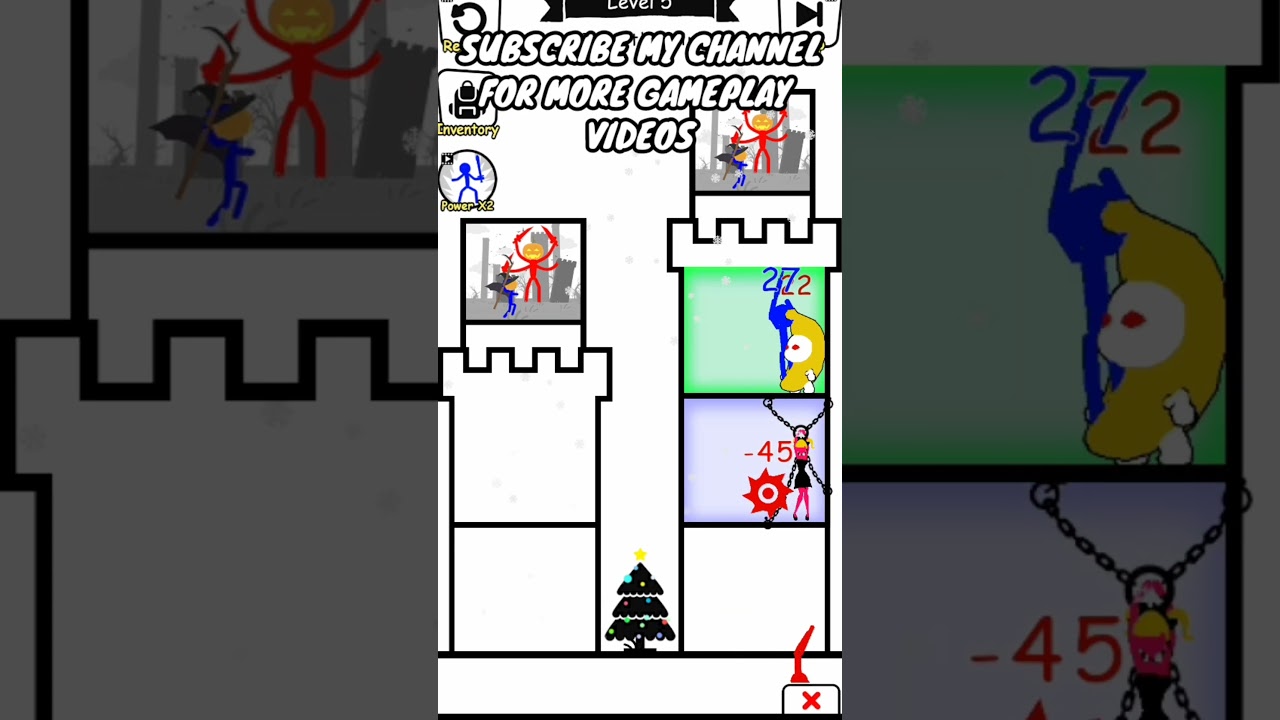 Stick Hero: Tower Defense - Android Gameplay #shorts #viral #trending #gameplay