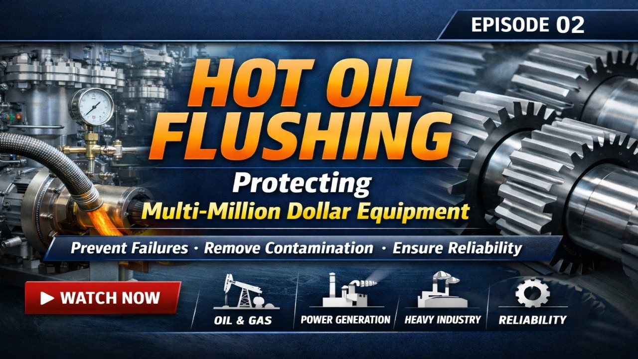 🎧 Podcast 002 |  Hot Oil Flushing: The Critical Step That Protects Multi-Million Dollar Equipment