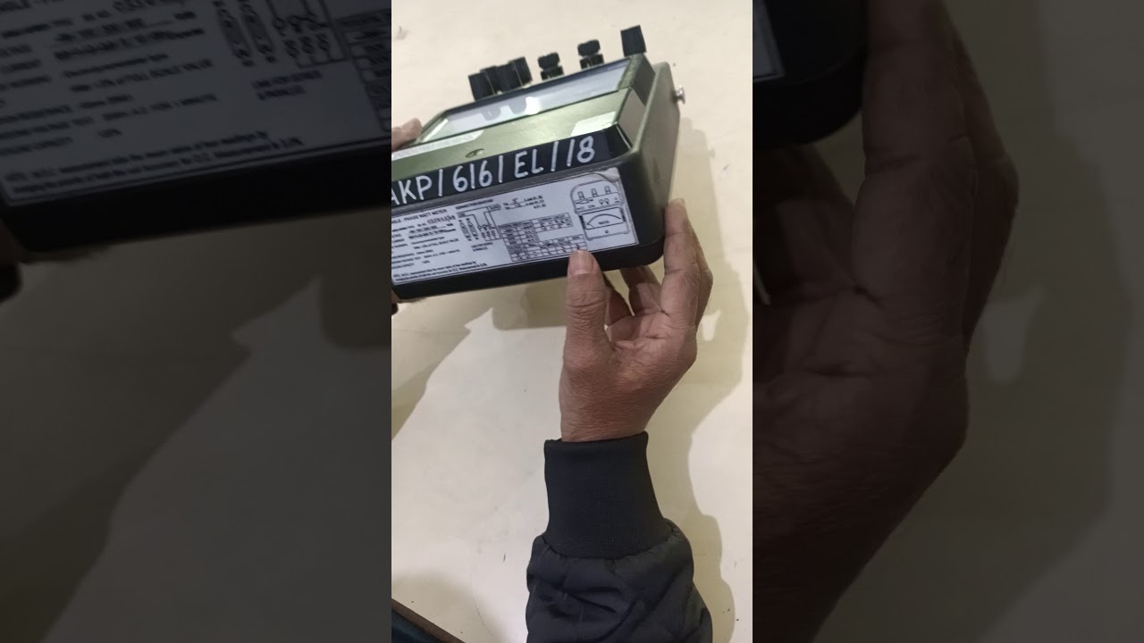 How to read a analog Wattmeter